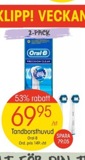 EKO Braun Oral-B Borstar el-tandborste erbjuda