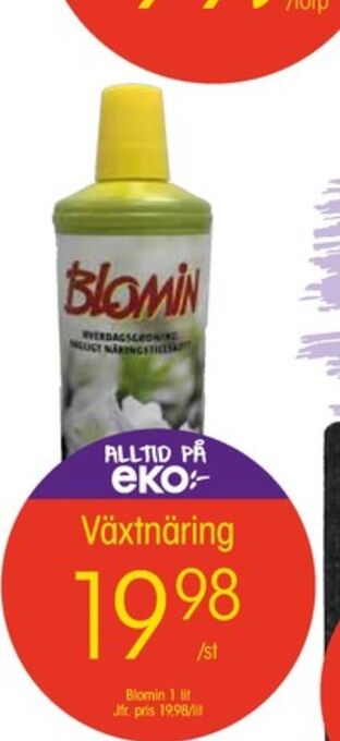 EKO Blomin Växtnäring erbjuda