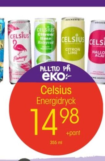 EKO Celsius Energidryck erbjuda