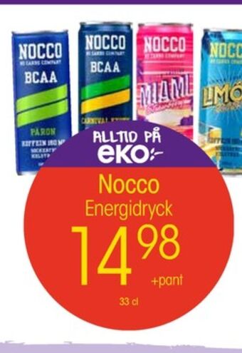 EKO Nocco Energidryck erbjuda