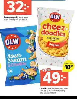Coop Extra Snacks, SEK 49 erbjuda