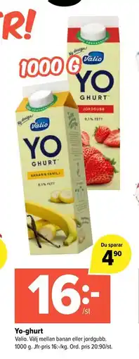 Coop Extra Yo-ghurt, SEK 16 erbjuda