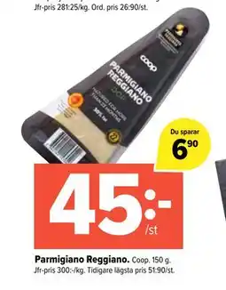 Coop Extra Parmigiano Reggiano, SEK 45 erbjuda