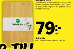 Coop Extra Skärbräda, SEK 79 erbjuda