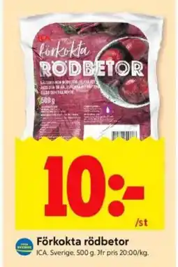 ICA Kvantum ICA Förkokta rödbetor erbjuda