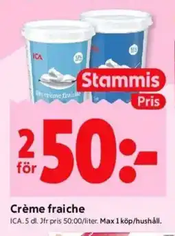 ICA Kvantum ICA Crème fraiche erbjuda
