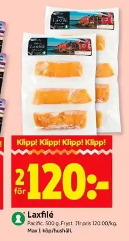 ICA Kvantum Laxfilé erbjuda