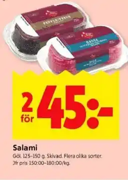 ICA Kvantum Salami erbjuda