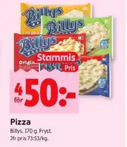 ICA Kvantum BILLYS Pizza erbjuda