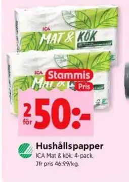 ICA Kvantum ICA Hushållspapper erbjuda