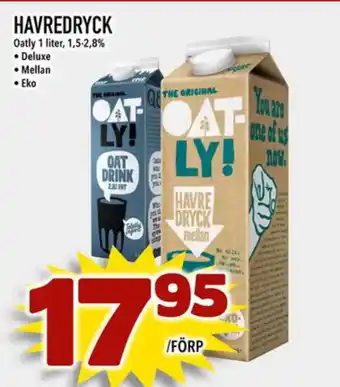 Din Mat OATLY Havredryck erbjuda
