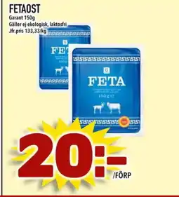 Din Mat GARANT Fetaost erbjuda