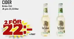 Din Mat BRISKA Cider erbjuda