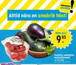 Eurocash Zucchini, aubergine, cocktailtomater erbjuda