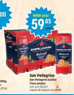 Eurocash SAN PELLEGRINO erbjuda