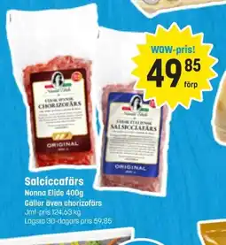 Eurocash Salciccafärs erbjuda
