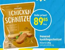 Eurocash Panerad kycklingschnitzel erbjuda