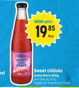 Eurocash SANTA MARIA Sweet chilisȧs erbjuda