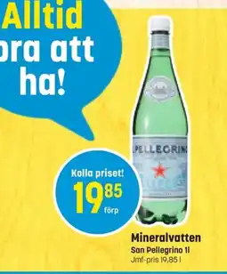 Eurocash SAN PELLEGRINO Mineralvatten erbjuda