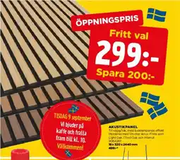 Jem&Fix Akustikpanel erbjuda