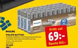 Jem&Fix PHILIPS Batteri erbjuda