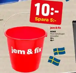 Jem&Fix Hink erbjuda