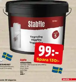 Jem&Fix STABILE Väggfärg erbjuda