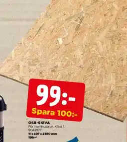 Jem&Fix Osb-skiva erbjuda