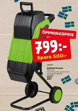 Jem&Fix GARDEN Kompostkvarn erbjuda