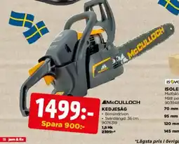 Jem&Fix MCCULLOCH Kedjesåg erbjuda