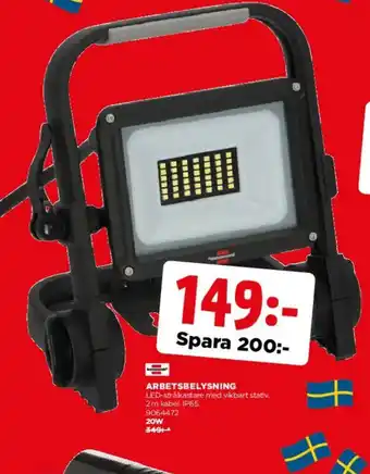 Jem&Fix Arbetsbelysning erbjuda
