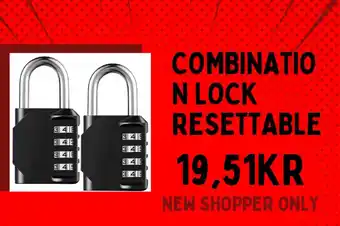 AliExpress Combinatio n lock resettable erbjuda