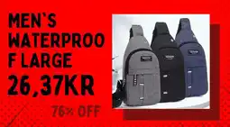 AliExpress Men's waterproo f large erbjuda