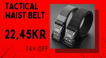 AliExpress Tactical waist belt erbjuda