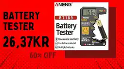 AliExpress Battery tester erbjuda