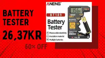 AliExpress Battery tester erbjuda