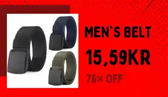 AliExpress Men's belt erbjuda