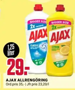 ÖoB AJAX Allrengöring erbjuda