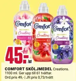 ÖoB COMFORT Sköljmedel erbjuda