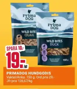 ÖoB PRIMADOG Hundgodis erbjuda