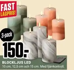 ÖoB Blockljus led erbjuda