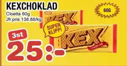Nya Pulsen Cloetta Kexchoklad erbjuda