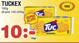 Nya Pulsen TUC kex erbjuda