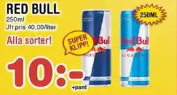 Nya Pulsen RED BULL erbjuda