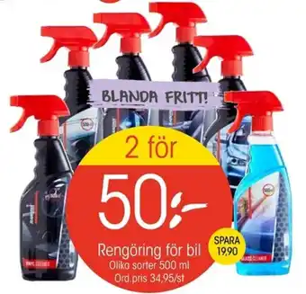 EKO Rengöring för bil 2x500ml erbjuda