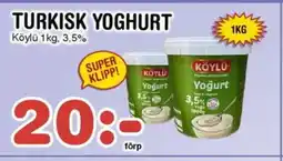 Nya Pulsen KÖYLÜ Turkisk yoghurt erbjuda