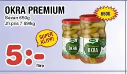 Nya Pulsen Sevan Okra premium erbjuda