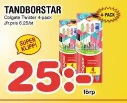 Nya Pulsen Colgate Tandborstar erbjuda