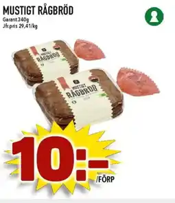 Nya Pulsen Garant Mustigt rågbröd erbjuda