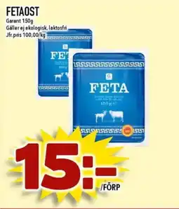 Nya Pulsen Garant Fetaost erbjuda